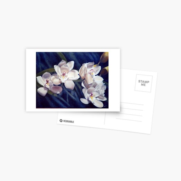 Orchid - Painting by Avril Thomas - Adelaide / South Australia Artist Postcard