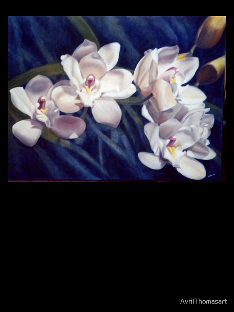 Thumbnail 7 of 7, Oversized T-Shirt, Orchid - Original Oil Painting by Adelaide Artist Avril Thomas designed and sold by AvrilThomasart.
