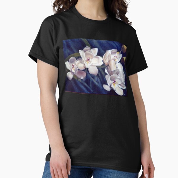 Orchid - Original Oil Painting by Adelaide Artist Avril Thomas Classic T-Shirt