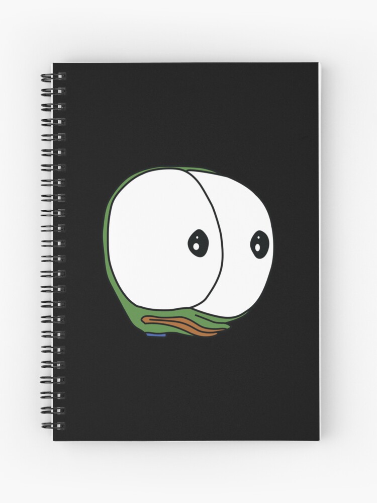 monkaOMEGA Emote High Quality Spiral Notebook