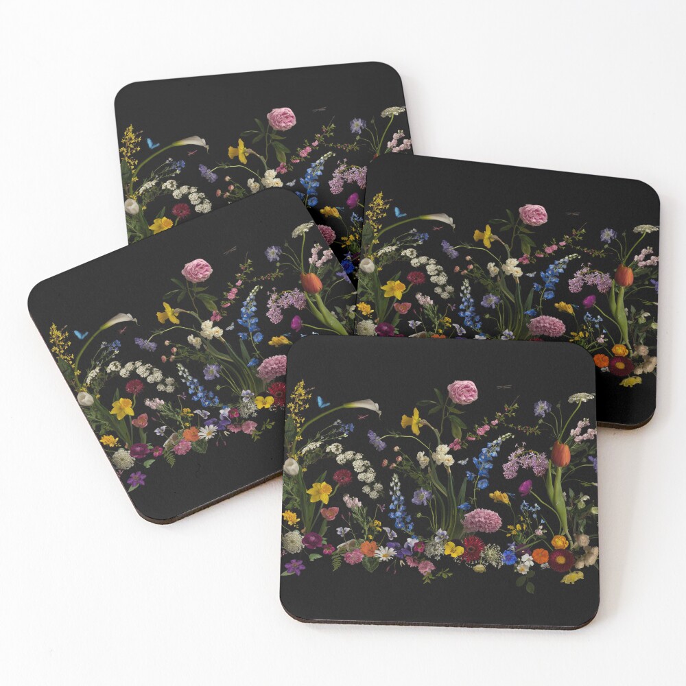 Item preview, Coasters (Set of 4) designed and sold by flowerlibrary.