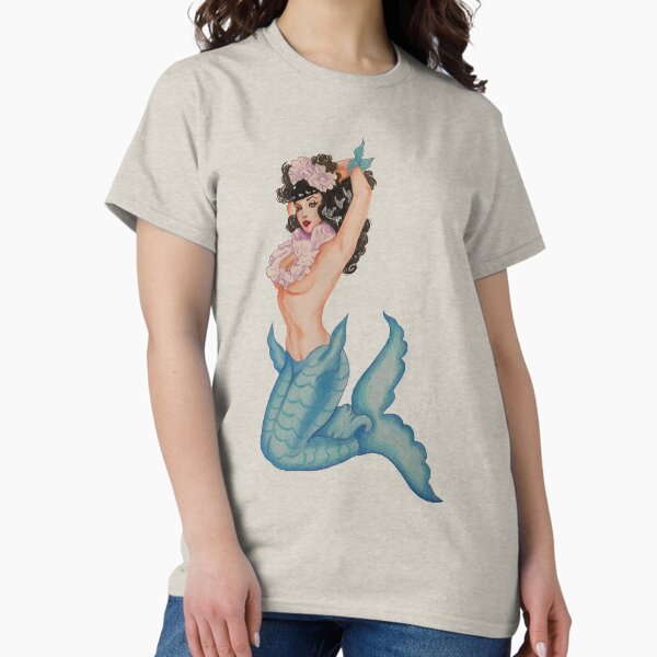 Item preview, Mermaid Pinup designed and sold by noellelucia.