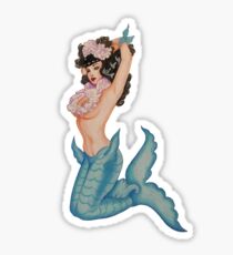 Mermaid Pinup Sticker