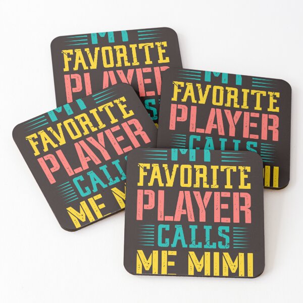 Item preview, My Favorite Player Calls Me Mimi designed and sold by RED FIR.