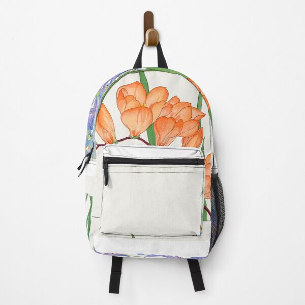Item preview, Traditional Japanese Freesia - Antique Flower Illustration designed and sold by FrostMintStudio.