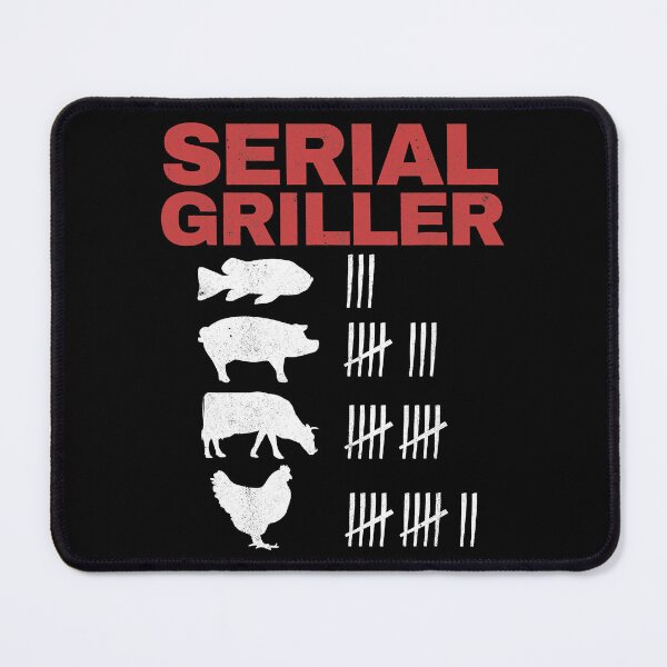 Item preview, Serial Griller BBQ Pitmaster Funny Grilling Barbecue Smoker designed and sold by AlisInetta.