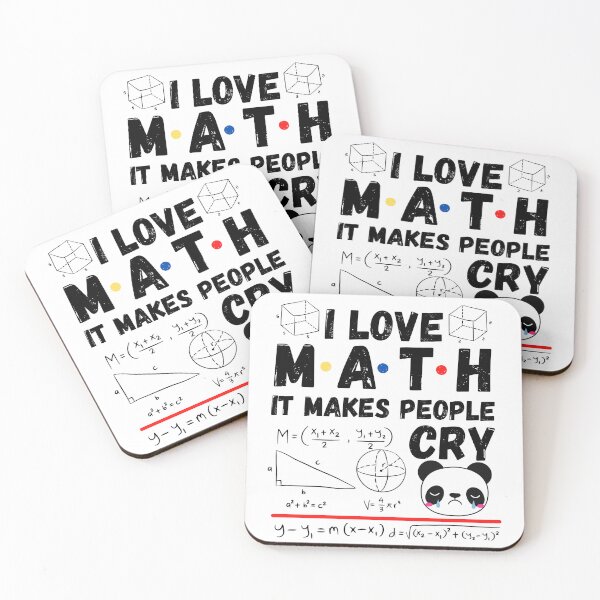 Item preview, I love math it makes people cry designed and sold by ronaldsonou.