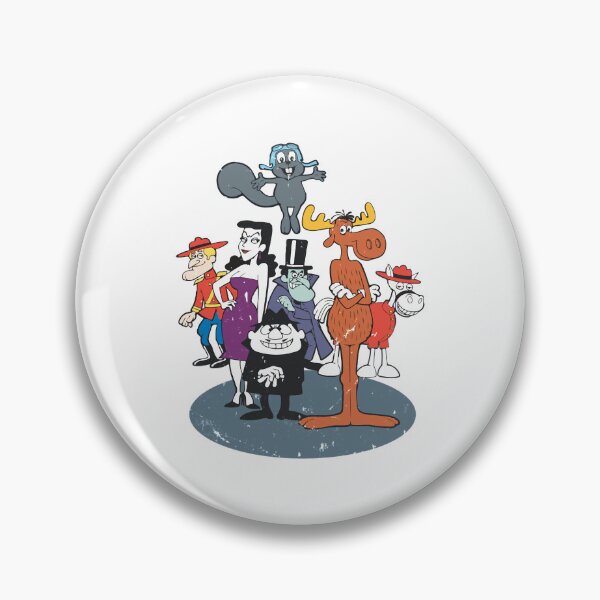 Item preview, Birthday Gift Rocky And Bullwinkle And Friends Retro Wave designed and sold by Emmanuellelockm.