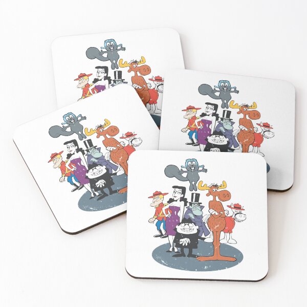 Item preview, Birthday Gift Rocky And Bullwinkle And Friends Retro Wave designed and sold by Emmanuellelockm.