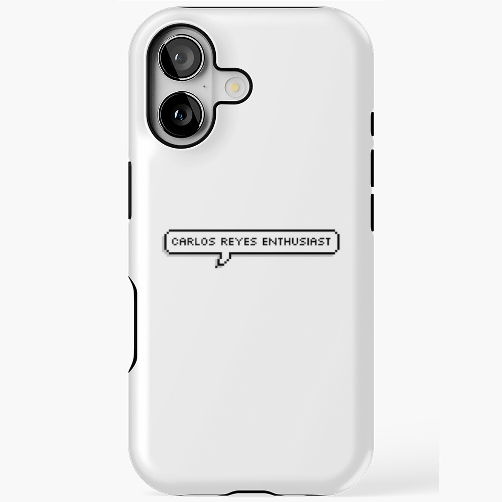 Sprechblase „Carlos Reyes-Enthusiast“ Sticker