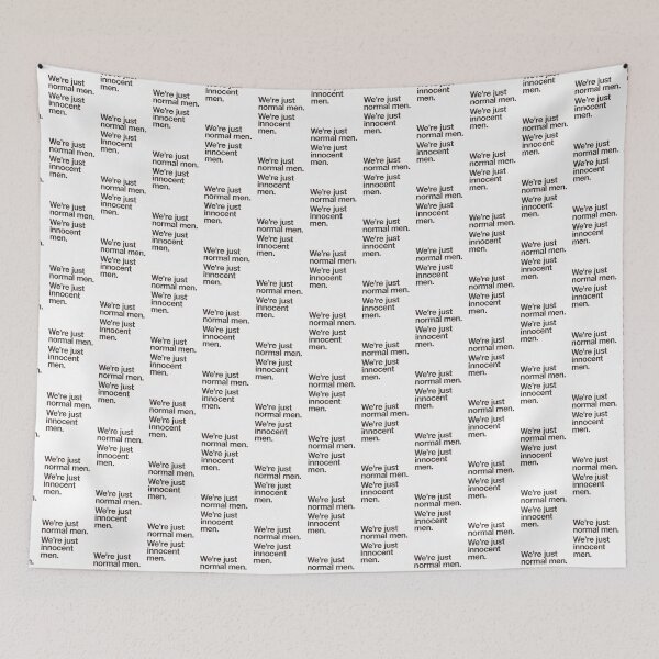 Item preview, WE'RE JUST NORMAL MEN. WE'RE JUST INNOCENT MEN. designed and sold by w1ckerman.
