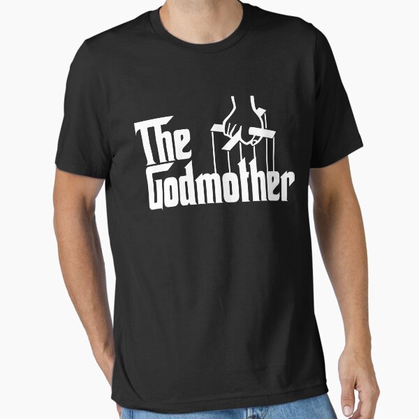 Vista previa del artículo con la obra «Camiseta esencial de la madrina», diseñado y vendido por BuccillaNino.