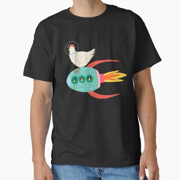 Item preview, Rocketship Chicken T-Shirt designed and sold by DanielAlcanta.