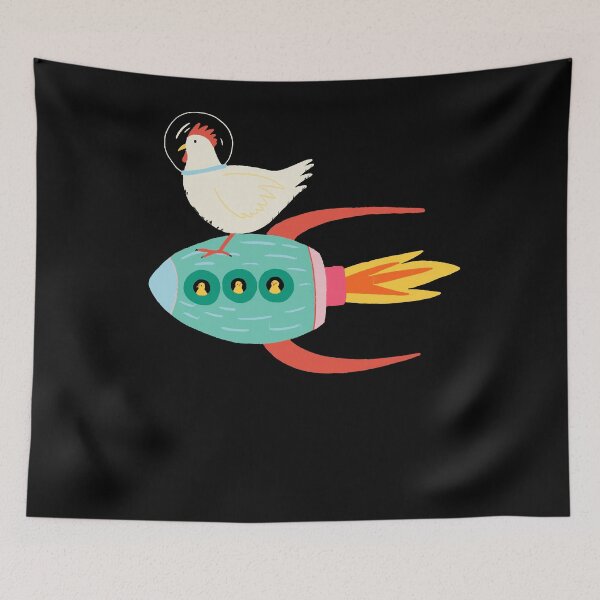 Item preview, Rocketship Chicken T-Shirt designed and sold by DanielAlcanta.