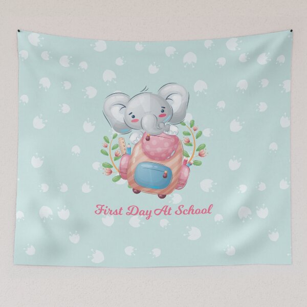 Item preview, Baby Elephant | First day at school designed and sold by MakeTrendy.