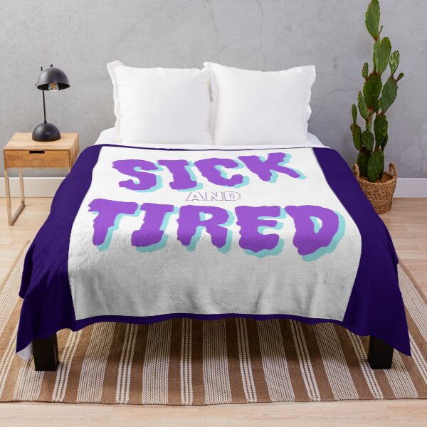 Item preview, Sick and Tired t-shirt Postcard designed and sold by AlisInetta.
