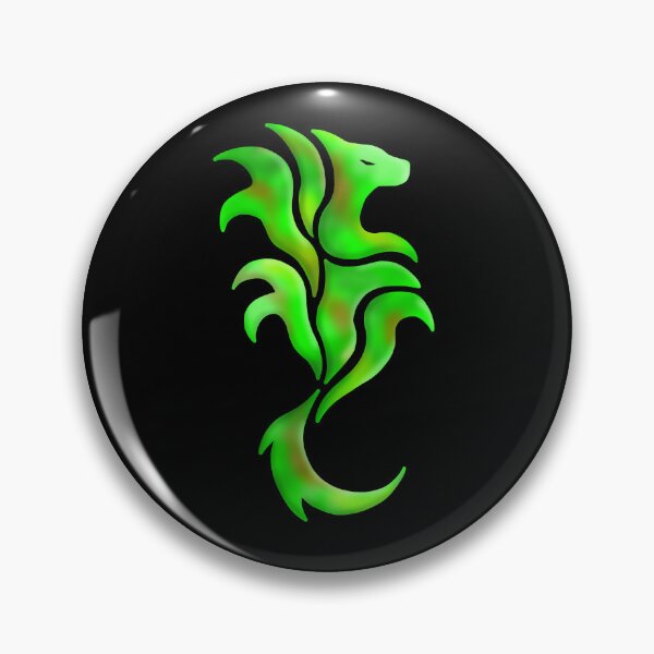 Item preview, green dragon tribal pattern designed and sold by octo-PS.