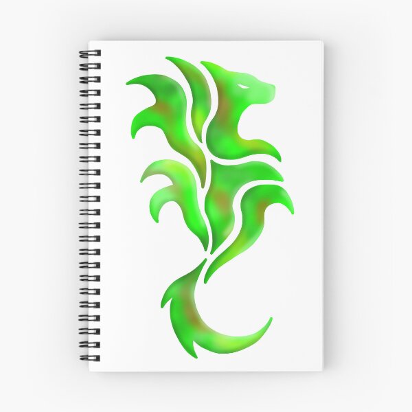 Item preview, green dragon tribal pattern designed and sold by octo-PS.