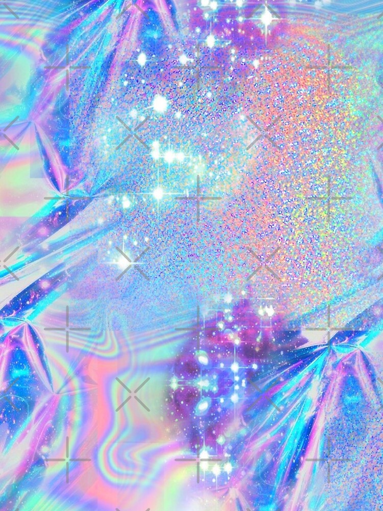 Sparkly Rainbow Holographic Pattern by SaradaBoru