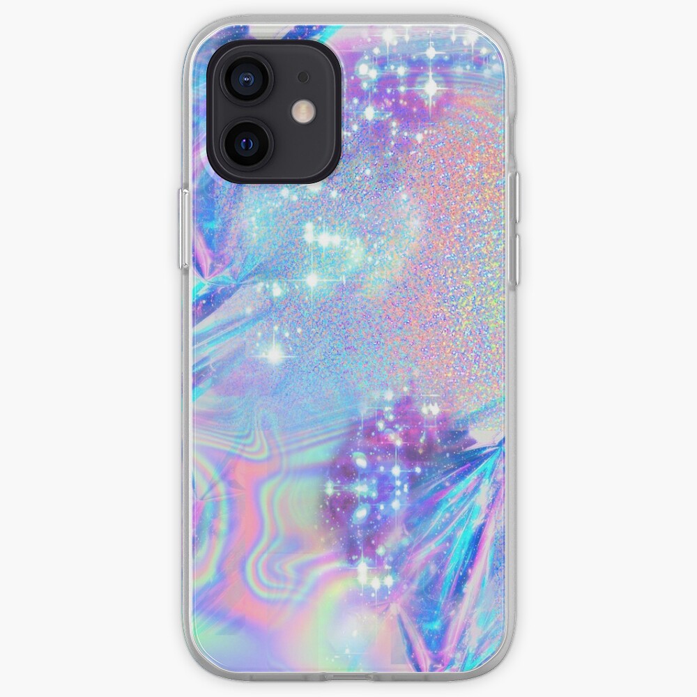 Sparkly Rainbow Holographic Pattern iPhone Case & Cover
