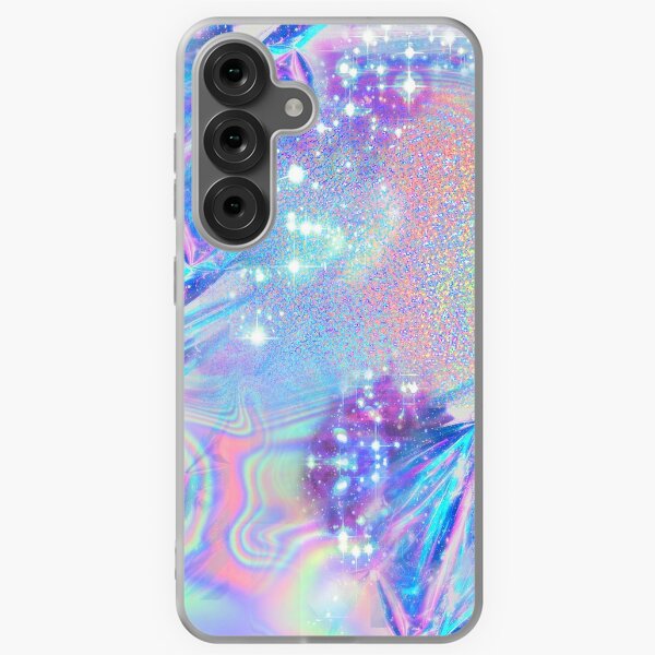 Vista previa del artículo con la obra «Patrón holográfico del arco iris brillante», diseñado y vendido por SaradaBoru.