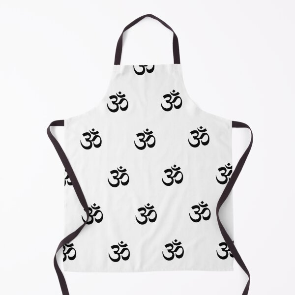 Item preview, Black Om Symbol, Om Mantra Pattern designed and sold by patterniastudio.