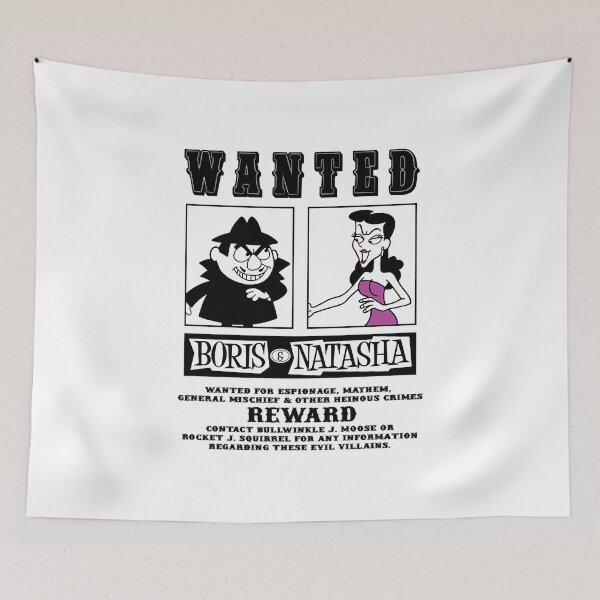 Item preview, Day Gifts For Boris Natasha Wanted Poster Gift Music Fans designed and sold by Emmanuellelockm.