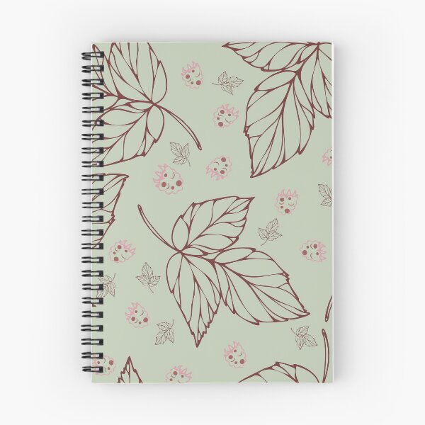Item preview, Raspberry berries and raspberry leaf pattern raspberry tea designed and sold by Natairbrush.