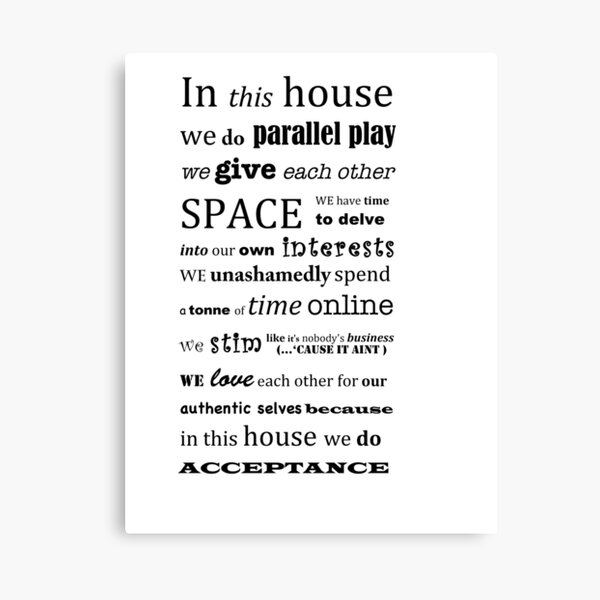 In This House by Leah Kelley Canvas Print