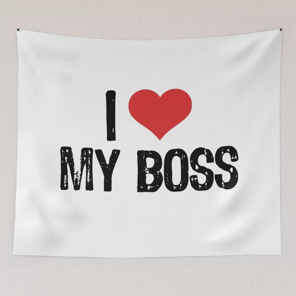 Item preview, I Love My Boss designed and sold by The "I Love Everything" Shop.