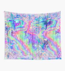 Psychedelic Holographic Texture Wall Tapestry