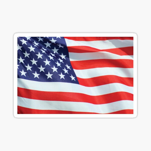 American Flag Usa Sticker By Kzadro Redbubble