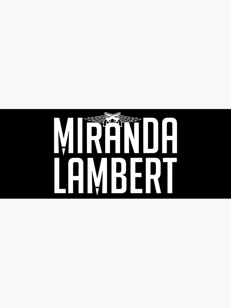 &ldquo;Miranda Lambert logo&rdquo; Poster for Sale by JamesHMorgan | Redbubble