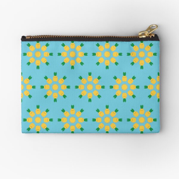 Kawaii Pineapples Zipper Pouch
