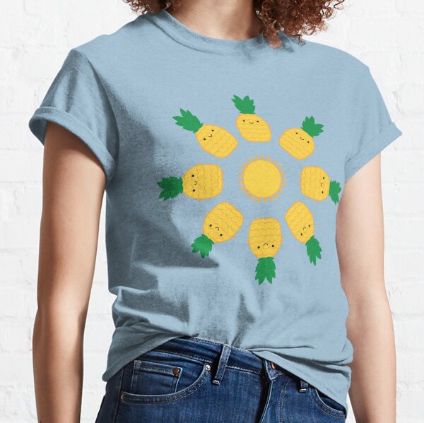 Kawaii Pineapples Classic T-Shirt