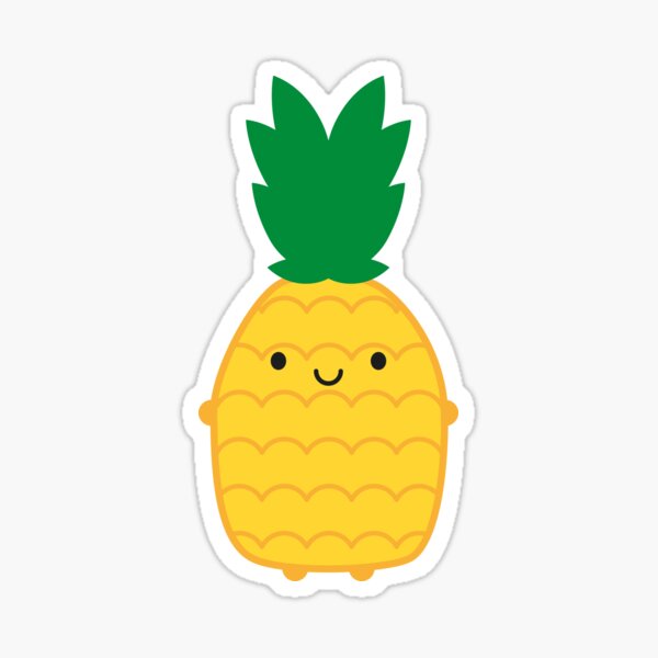 Kawaii Pineapples Sticker