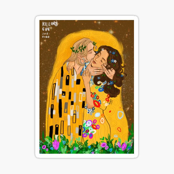 Killing Eve - le baiser ft. killing eve 5 Sticker