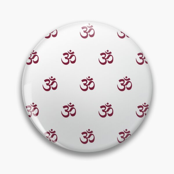 Item preview, Bordeaux Om Symbol, Om Mantra Pattern designed and sold by patterniastudio.