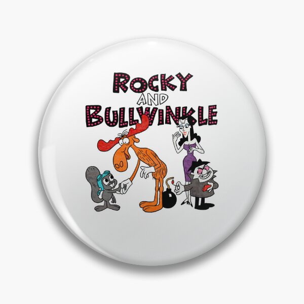Item preview, Funny Men Tribute To Jay Ward Cartoons Rocky Bullwinkle Natasha And Boris With Logotype Awesome For designed and sold by Emmanuellelockm.