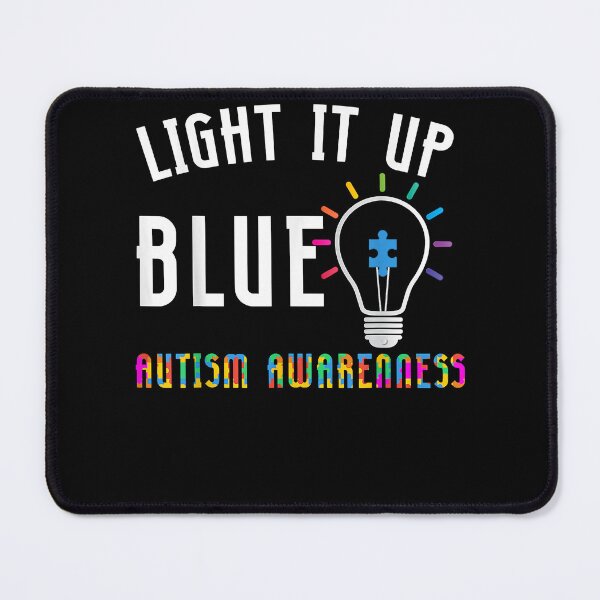 Item preview, Light It Up Blue Autism Shirt I Wear Blue For Awareness T-Shirt designed and sold by abigailbullock.