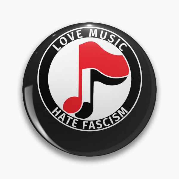 Item preview, Antifa logo   love music hate fascism classic t shirt designed and sold by XiaolanShen.