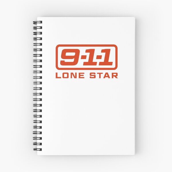 Item preview, 9-1-1: Lone Star logo (standard red-orange) designed and sold by Sunny's Delights.
