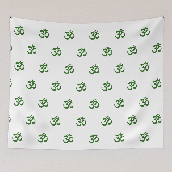 Item preview, Dark green Om Symbol, Om Mantra Pattern designed and sold by patterniastudio.
