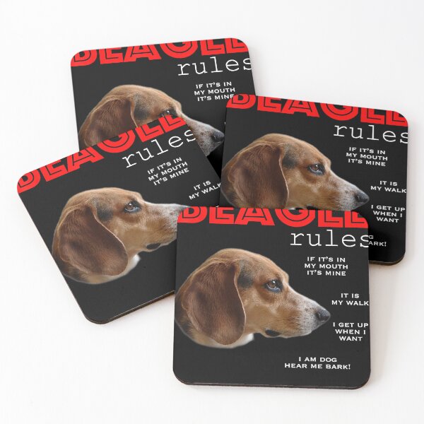 Item preview, Rules For The Owner Of A Beagle Complex designed and sold by HarveyForaging.