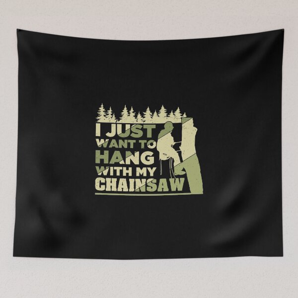 Item preview, Arborist Hang With My Chainsaw Funny Tree Surgeon Forest designed and sold by StrongShirts.