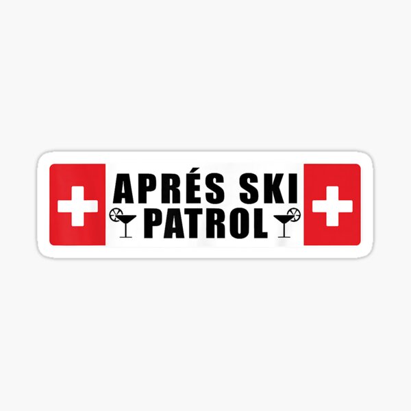 Ski Patrol Stickers for Sale | Redbubble