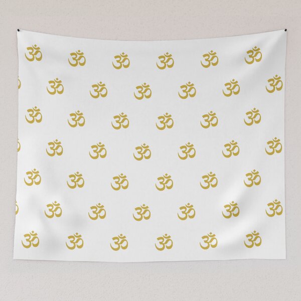 Item preview, Gold Om Symbol, Om Mantra Pattern designed and sold by patterniastudio.