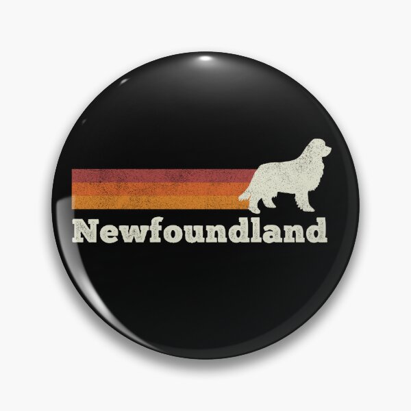 Item preview, Newfoundland Newfie Dog Vintage Retro Pet Lover designed and sold by rafaeltto.