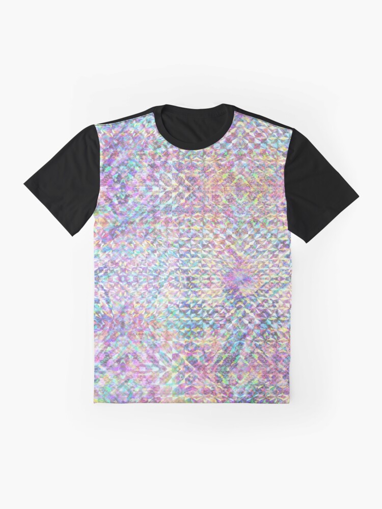 holographic graphic tee