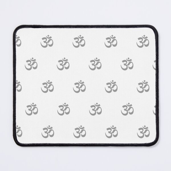 Item preview, Gray Om Symbol, Om Mantra Pattern designed and sold by patterniastudio.